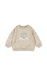 Świąteczna bawełniana bluza Lou Snowtime - KONGES SLØJD