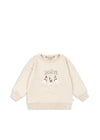 Świąteczna bawełniana bluza Lou Snowtime - KONGES SLØJD