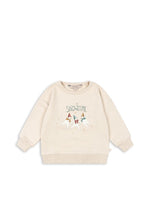 Świąteczna bawełniana bluza Lou Snowtime - KONGES SLØJD