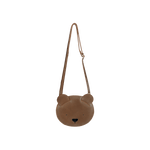 Torebka skórzana dziecięca Britta Classic Purse Bear Cognac Classic Leather - Donsje