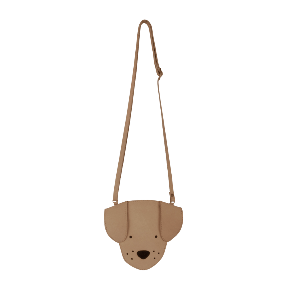 Torebka skórzana dziecięca Britta Classic Purse Dog Truffle Nubuck - Donsje