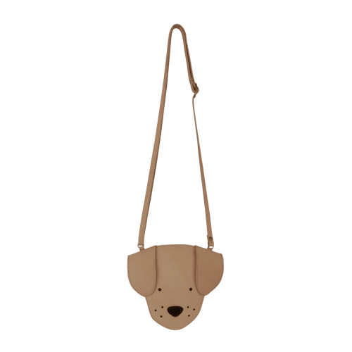 Torebka skórzana dziecięca Britta Classic Purse Dog Truffle Nubuck - Donsje
