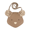 Torebka skórzana dziecięca Britta Exclusive Purse Mouse Praline Leather - Donsje