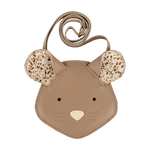 Torebka skórzana dziecięca Britta Exclusive Purse Mouse Praline Leather - Donsje
