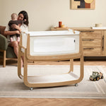 Wielofunkcyjne łóżeczko dostawne SnuzPod 5 Natural - Snüz