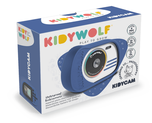 Wodoodporny aparat fotograficzny dla dzieci Blue - Kidwolf