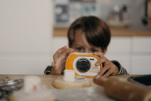 Wodoodporny aparat fotograficzny dla dzieci Orange - Kidwolf