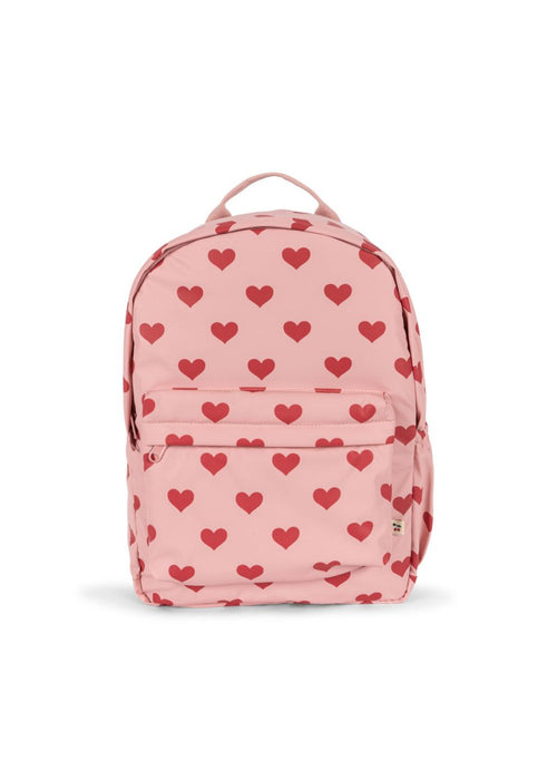 Wodoodporny plecak dla dzieci Rainy Kids MIDI Amour Pink - KONGES SLØJD