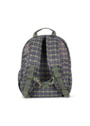 Wodoodporny plecak dla dzieci Rainy Kids MIDI Laurel Blue Check - KONGES SLØJD