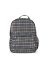 Wodoodporny plecak dla dzieci Rainy Kids MIDI Laurel Blue Check - KONGES SLØJD