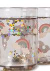 Zestaw 2 brokatowych kubków Rainbow - KONGES SLØJD