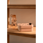 Zestaw lunchbox ze sztućcami z butelką Tritanową Chelsey Berry / Pale Tuscany - Liewood