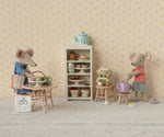 Zestaw miniaturowych mebli Cafe Set Big Powder Pink - Maileg