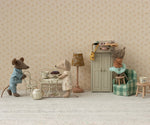 Zestaw miniaturowych mebli Cafe Set Small Off White - Maileg