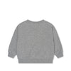 Bawełniana bluza dresowa dziecięca GREY MELANGE - KONGES SLØJD