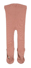 Bezszwowe legginsy ze stopkami z mieszanki jedwabiu i bawełny - Bamse Dahlia - Minimalisma