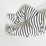 Bezszwowe legginsy ze stopkami z mieszanki jedwabiu i bawełny - Bamse Sailor - Minimalisma