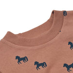 Bluza bawełniana dziecięca Horses and Dark rosetta - Liewood
