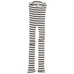 Komfortowe legginsy z mieszanki jedwabiu i prążkowanej bawełny - Bieber Sailor- Minimalisma