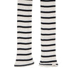 Komfortowe legginsy z mieszanki jedwabiu i prążkowanej bawełny - Bieber Sailor - Minimalisma