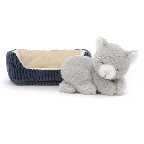 Kotek w legowisku 10 cm - Jellycat