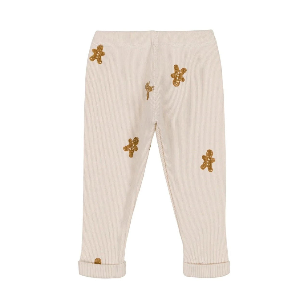 Legginsy Rom Pom - Gingerbread Ecru - Studio Boheme Paris