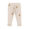 Legginsy Rom Pom - Gingerbread Ecru - Studio Boheme Paris