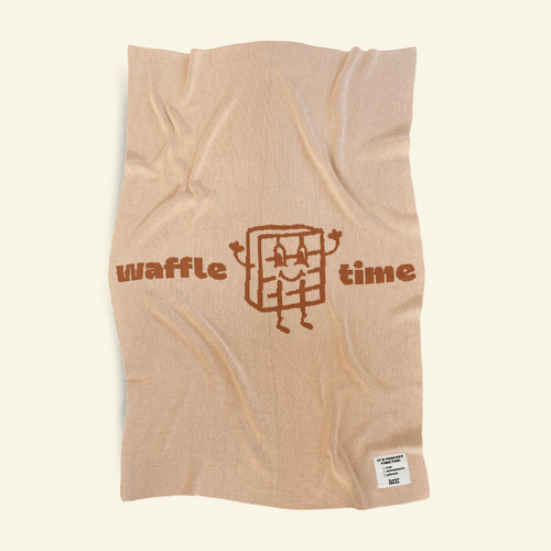 Bawełniany kocyk Mr. Waffle - Happymess