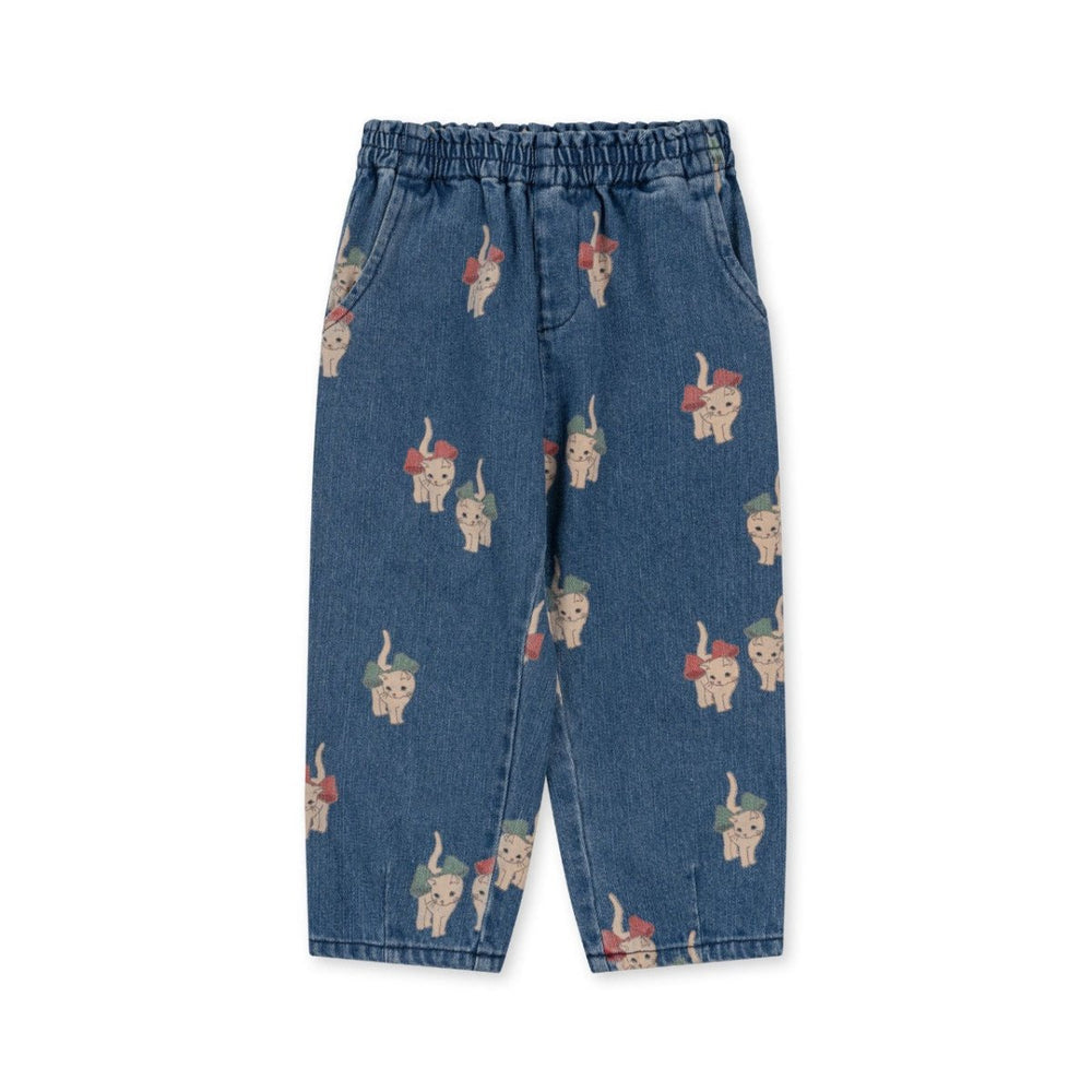 Spodnie jeansowe dziecięce KITTY BOW - KONGES SLØJD