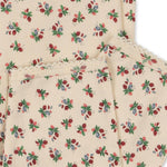 Wygodne legginsy z bawełny organicznej FLEUR TRICOLORE - KONGES SLØJD