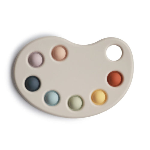 Zabawka sensoryczna press toy - paleta farb - Mushie